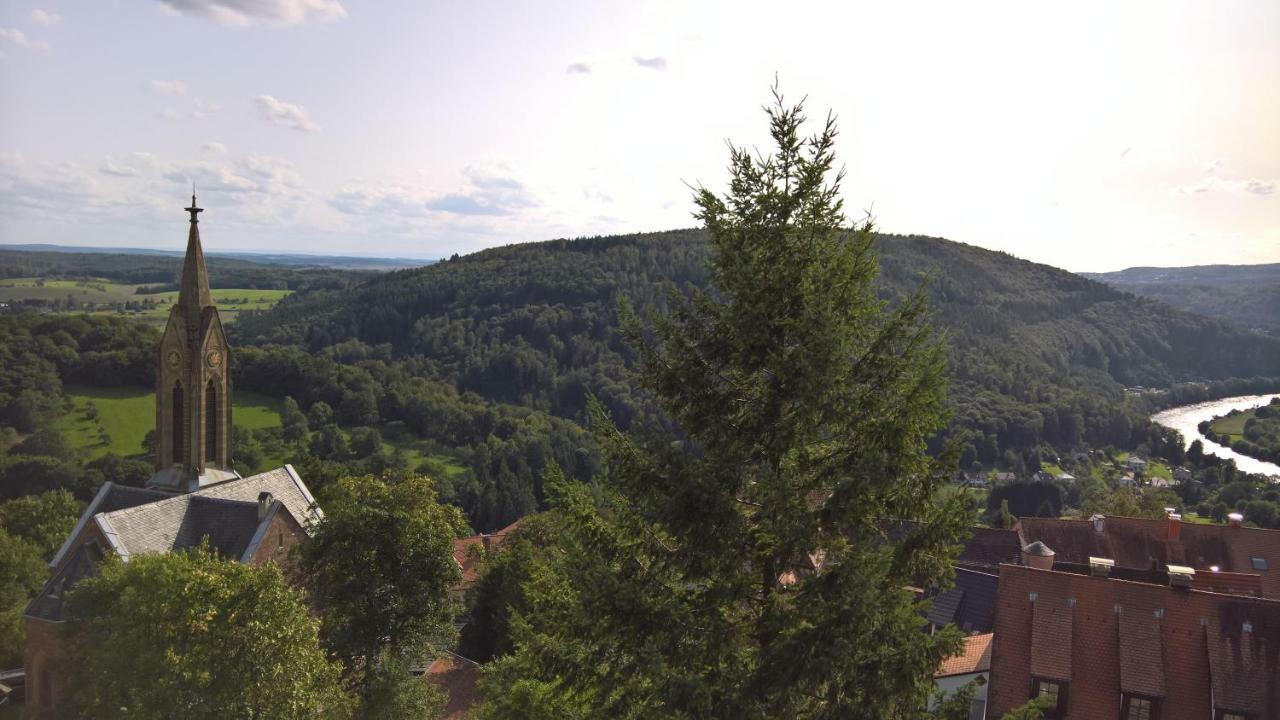 Historisches Ferienhaus Veste Dilsberg Neckargemünd エクステリア 写真